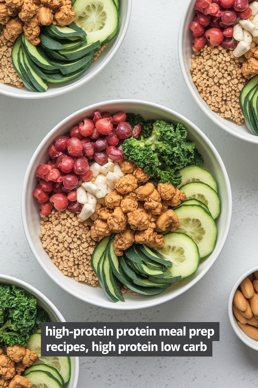 protein meal prep recipes high protein low carb