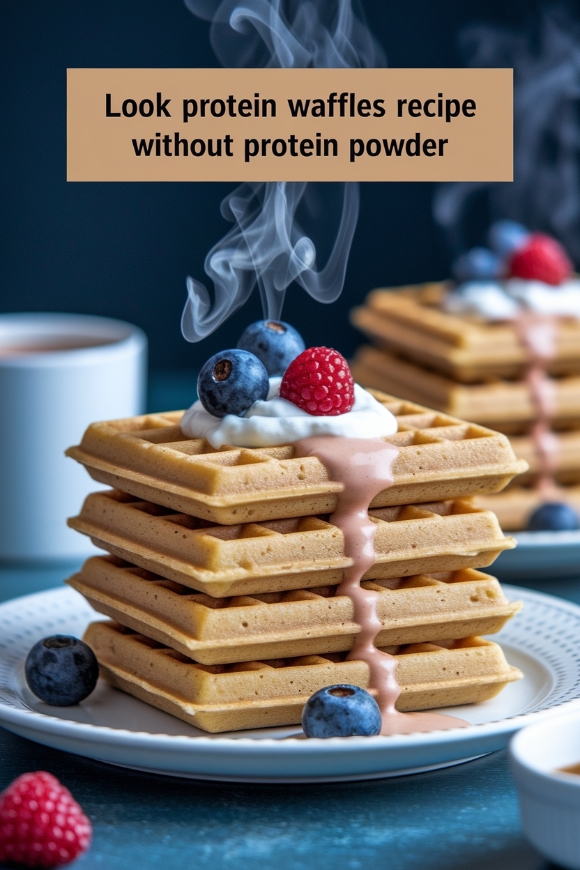 protein waffles recipe without protein powder