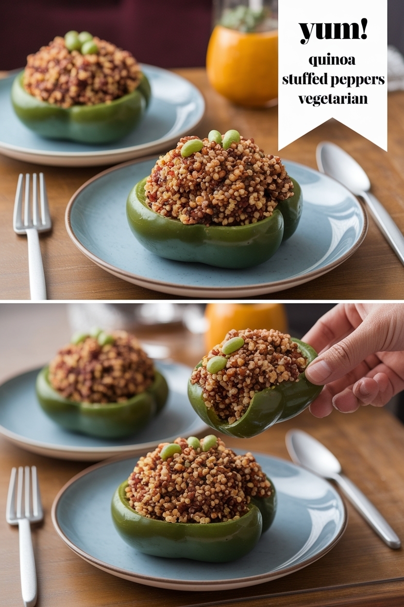 quinoa stuffed peppers vegetarian