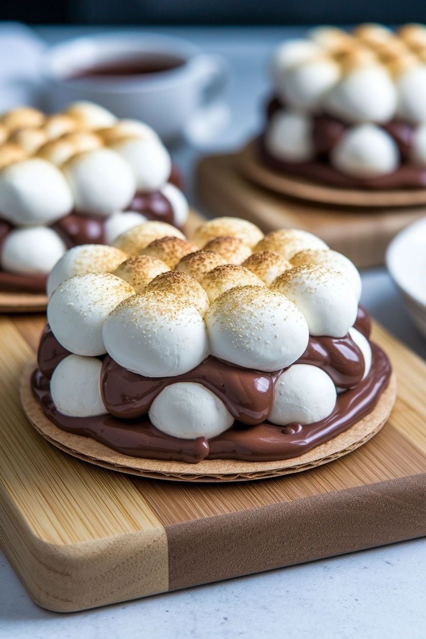 s'mores dessert board oven broiler setup