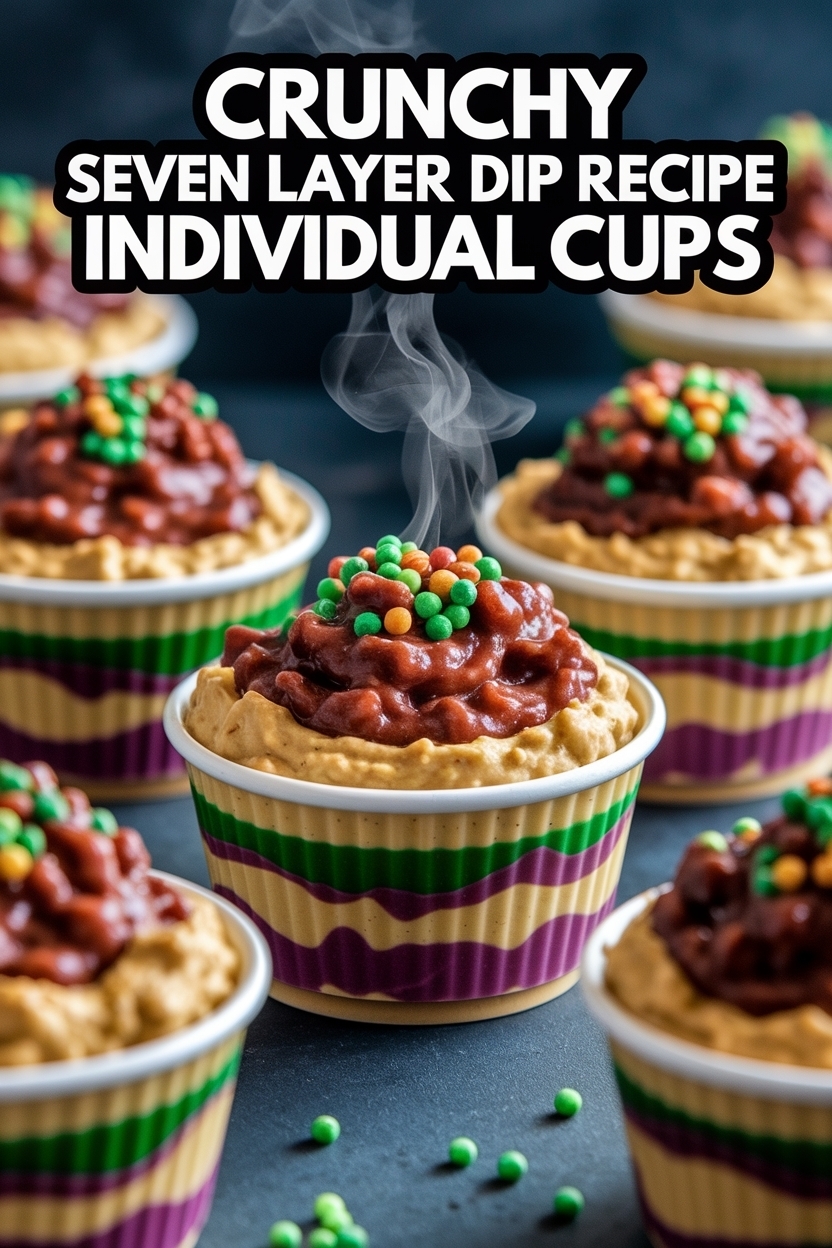 seven layer dip recipe individual cups