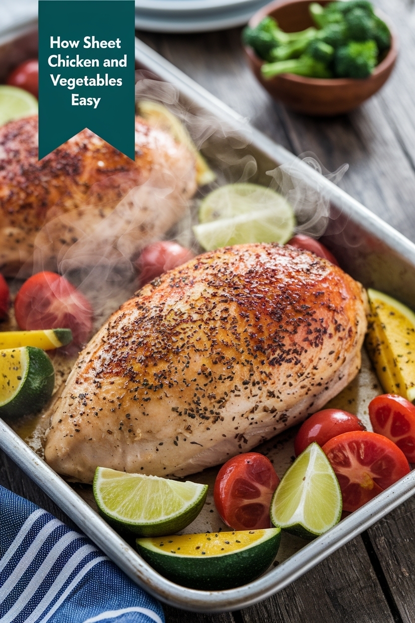 sheet pan chicken and vegetables easy