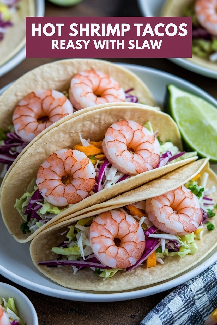 shrimp tacos recipe easy with slaw