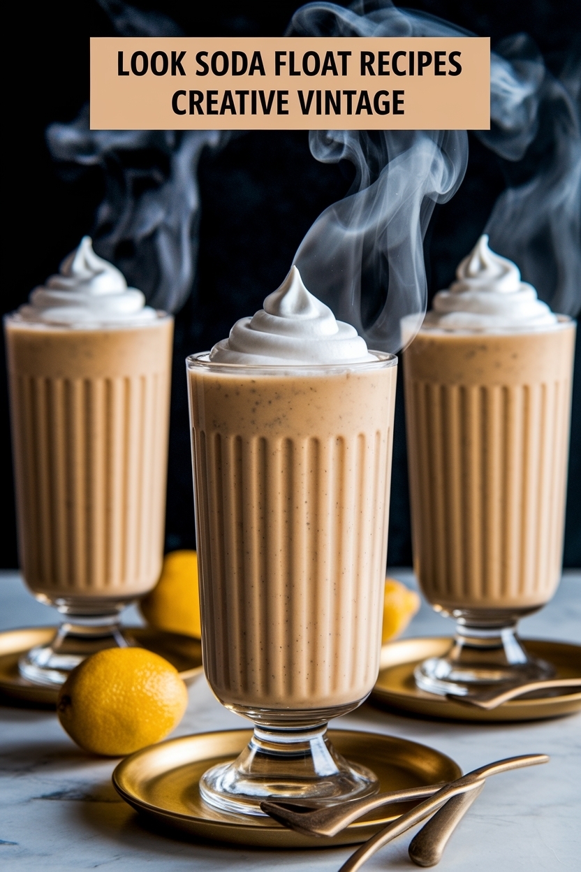 soda float recipes creative vintage