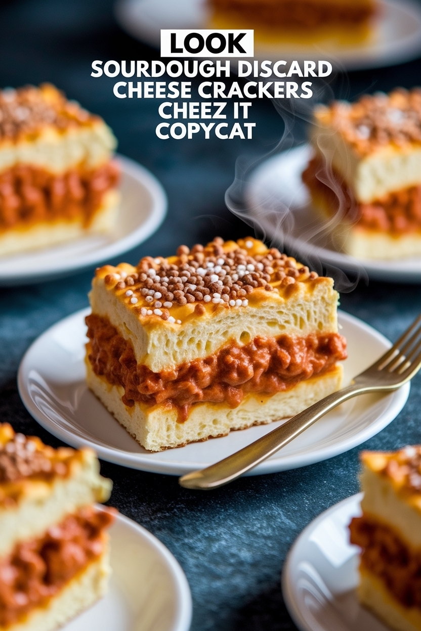 sourdough discard cheese crackers cheez it copycat