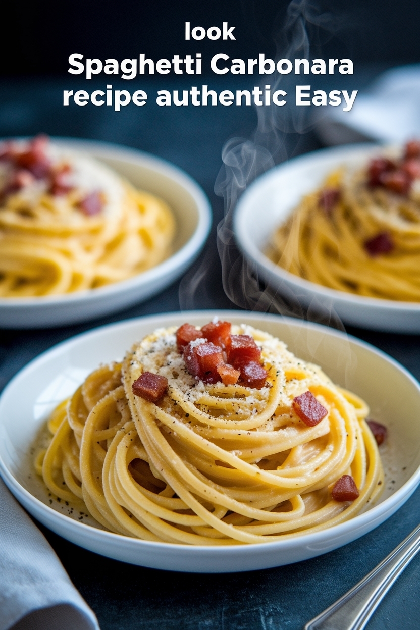 spaghetti carbonara recipe authentic easy