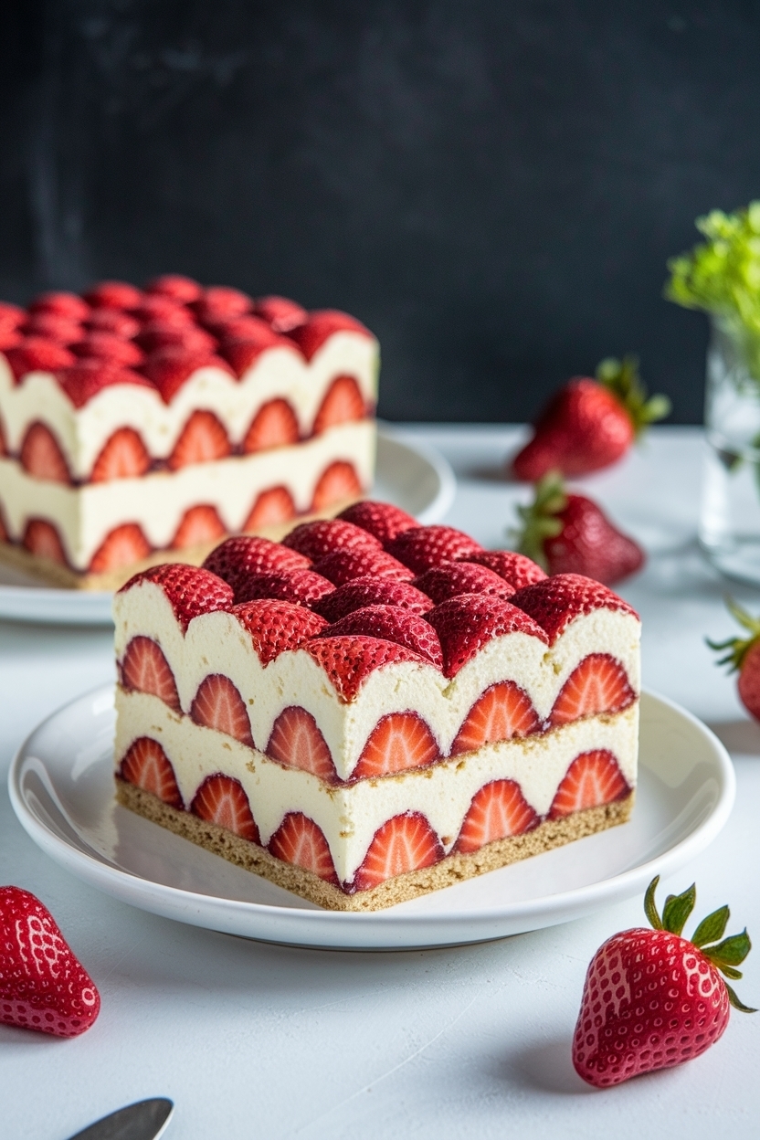 strawberries and cream tiramisu recipe