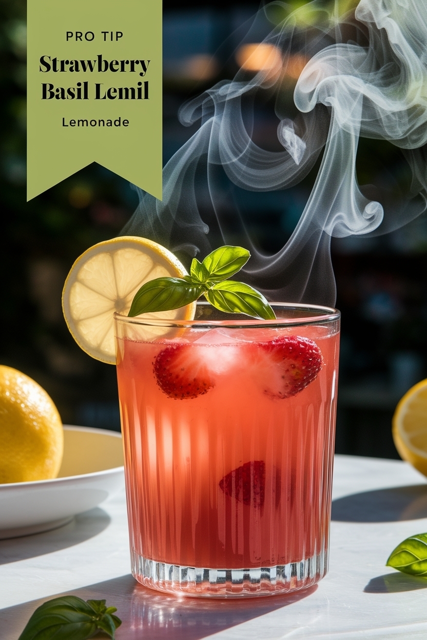 strawberry basil lemonade