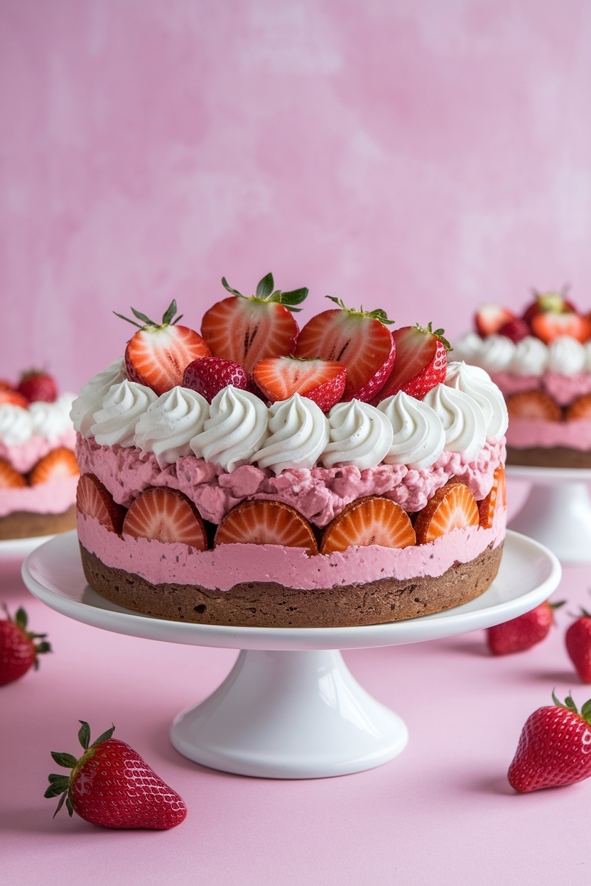 strawberry pretzel salad recipe dessert
