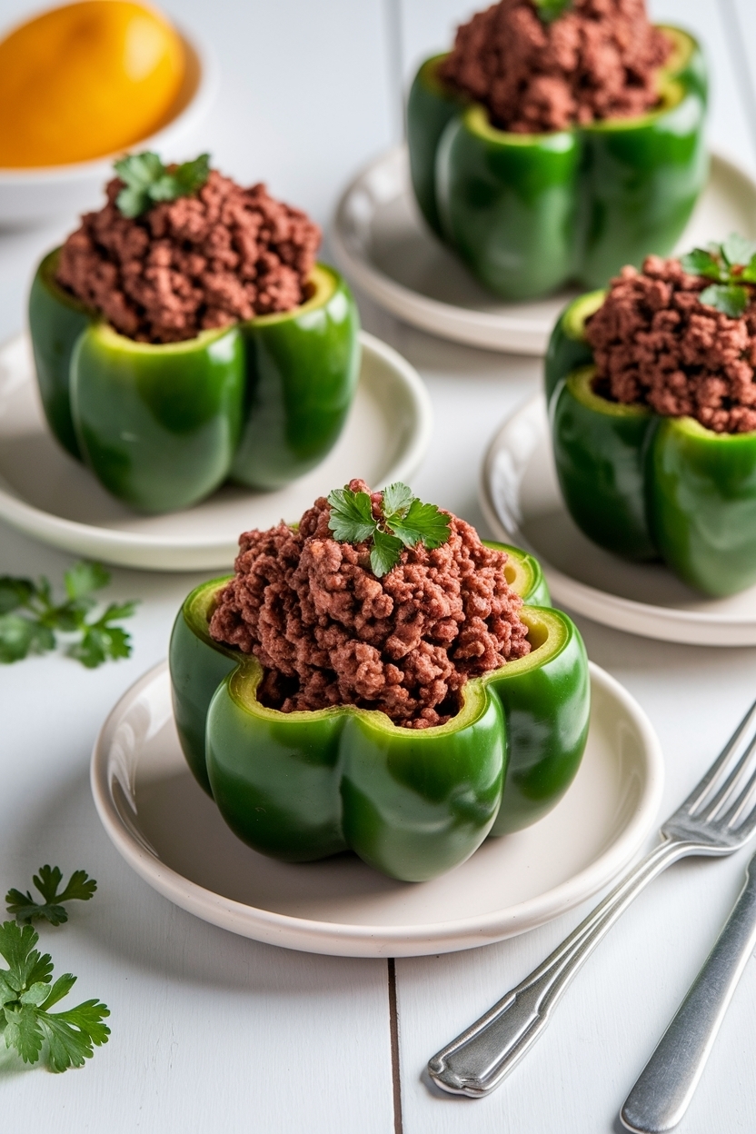 stuffed bell peppers recipe ground beef