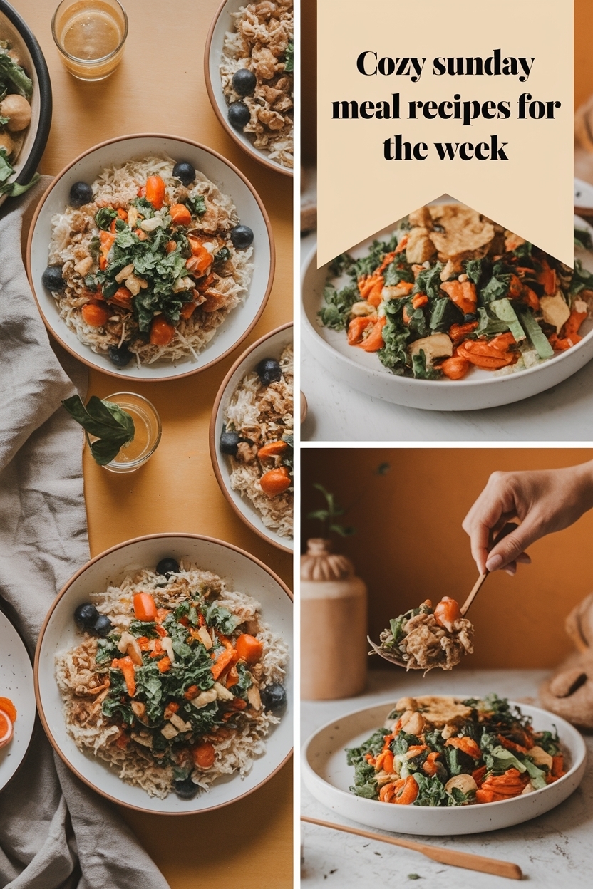 sunday meal prep recipes for the week