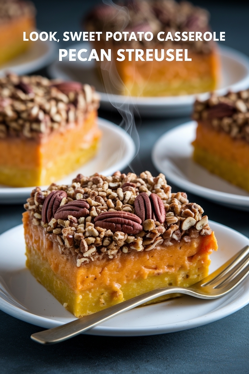 sweet potato casserole pecan streusel