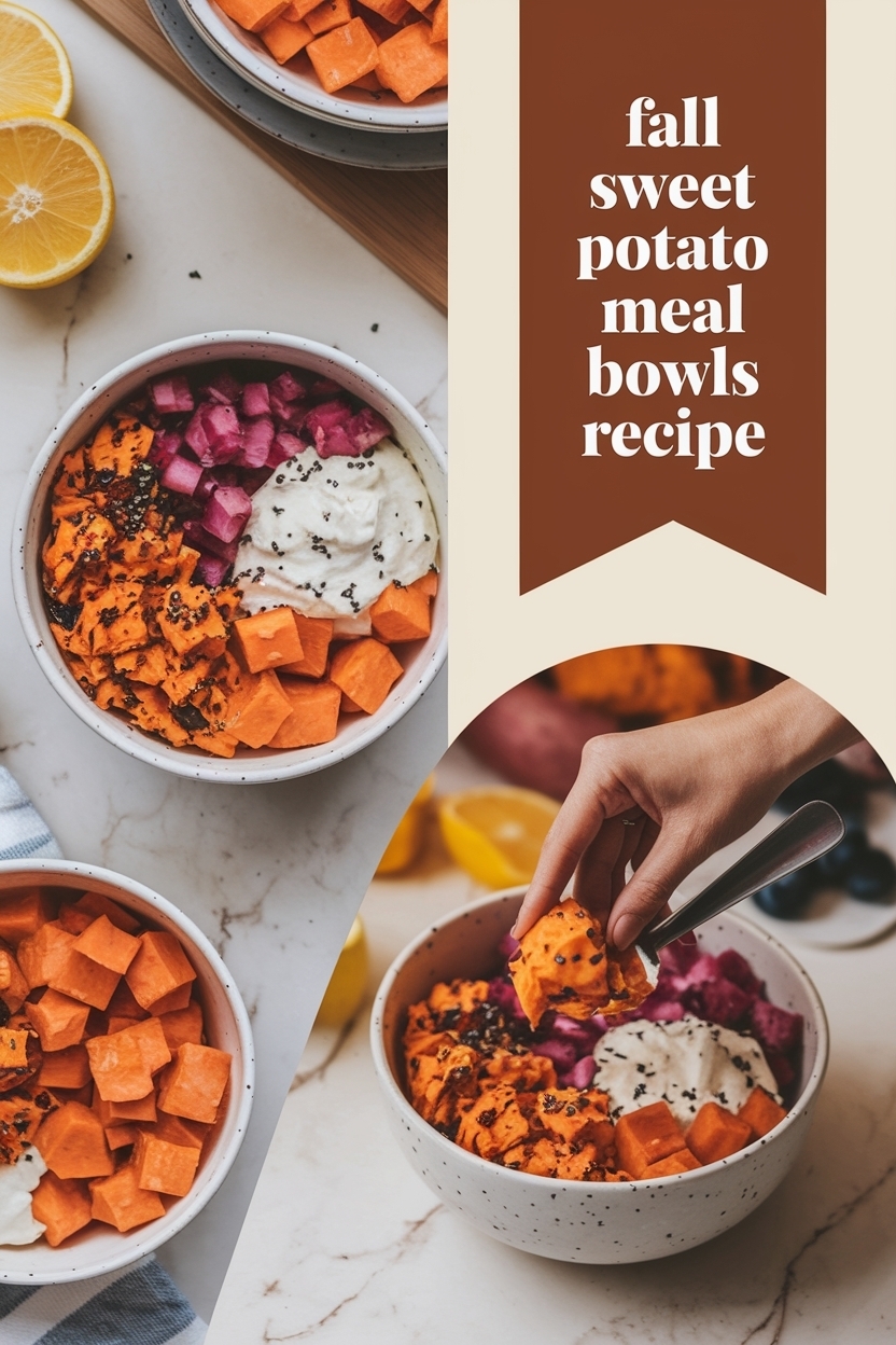 sweet potato meal prep bowls recipe
