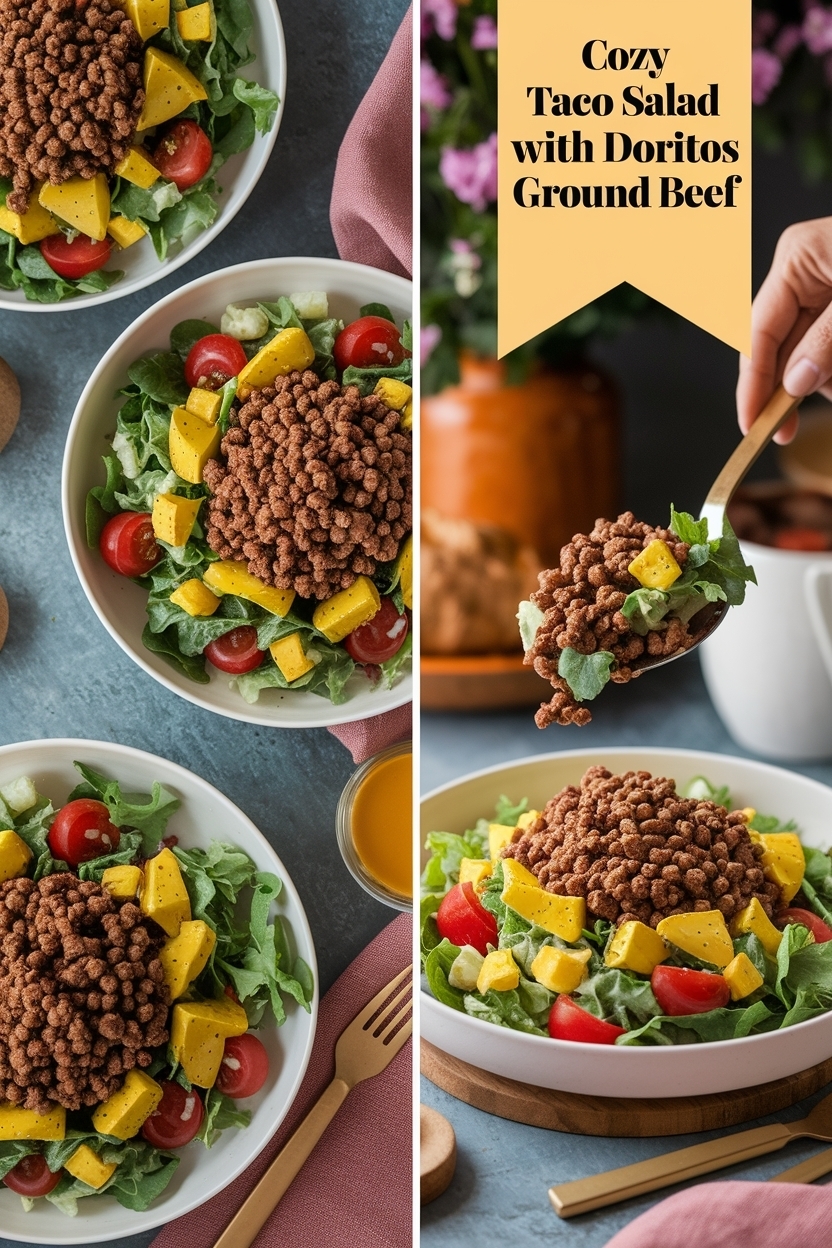 taco salad with doritos ground beef