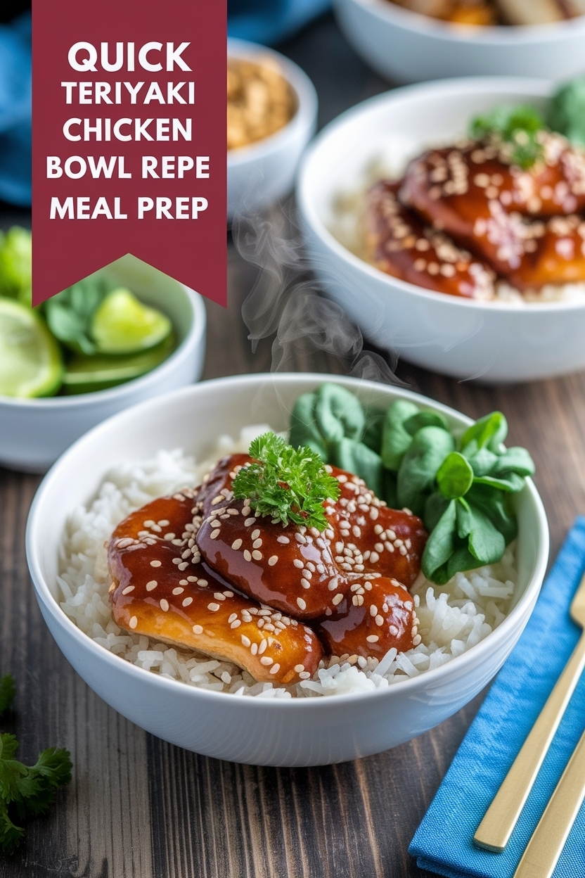 teriyaki chicken bowl recipe meal prep