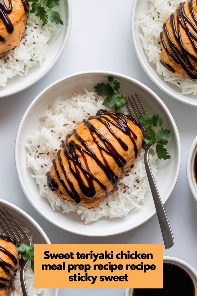 teriyaki chicken meal prep recipe sticky sweet