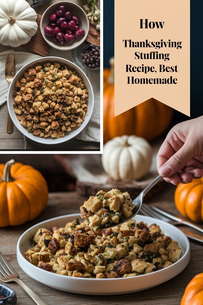 thanksgiving stuffing recipe best homemade