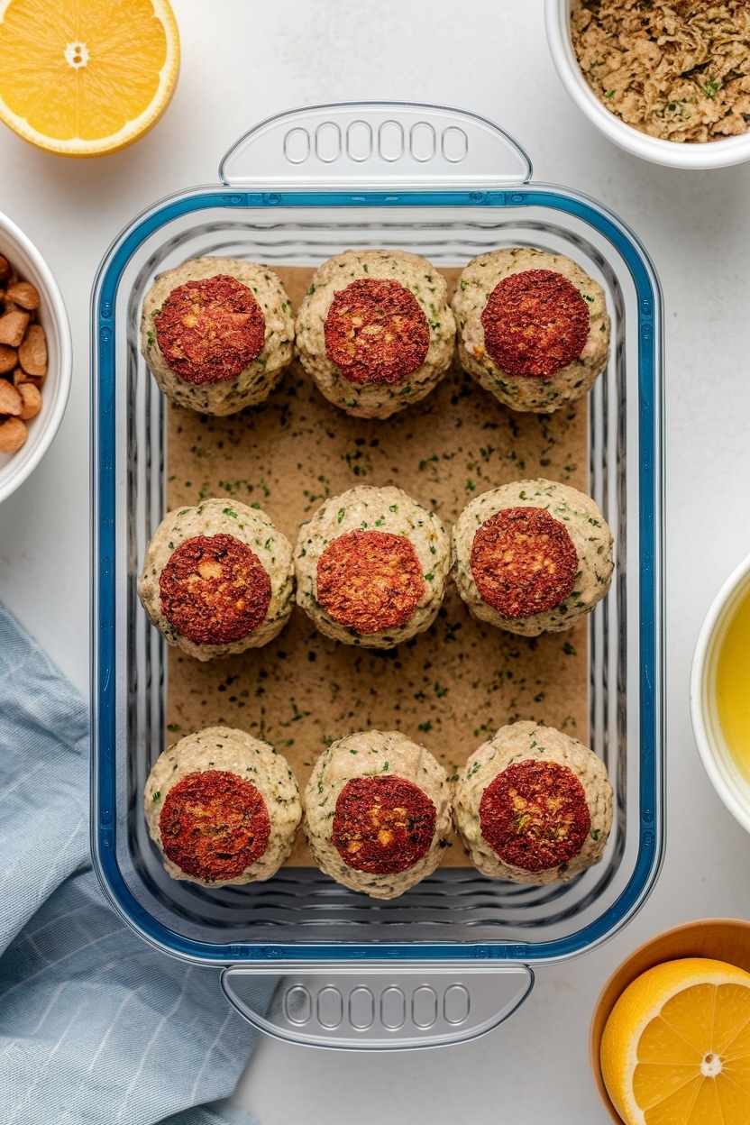 turkey meatballs meal prep recipe freezer