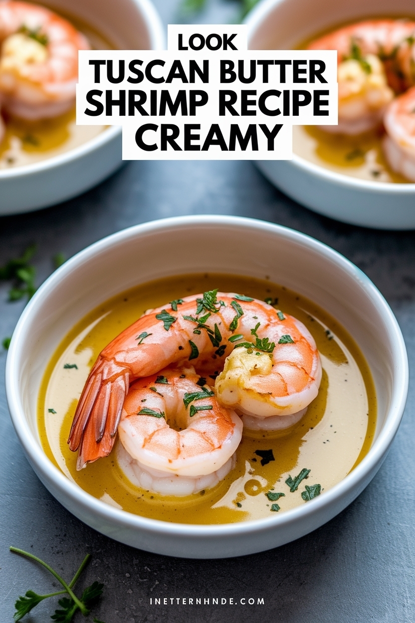 tuscan butter shrimp recipe creamy