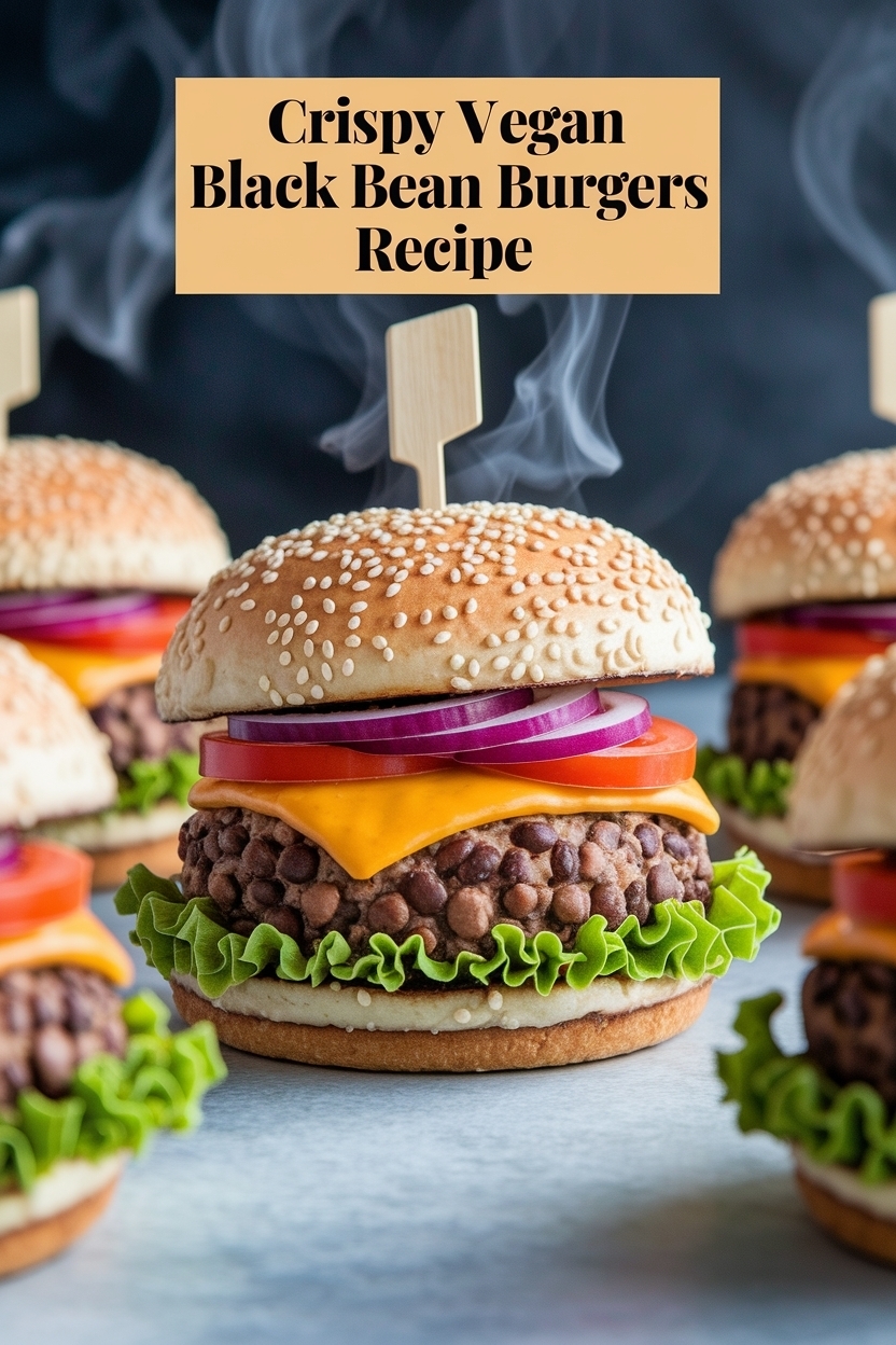 vegan black bean burgers recipe