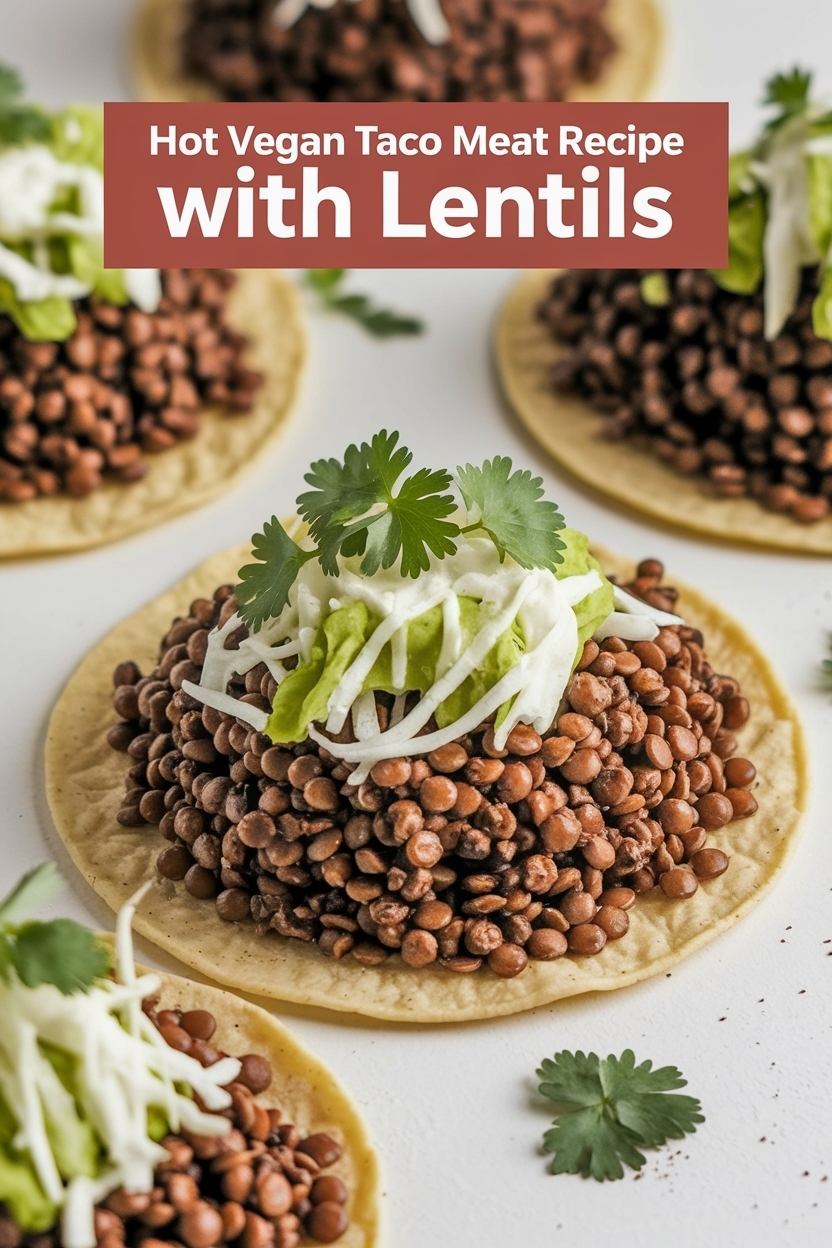 vegan taco meat recipe with lentils