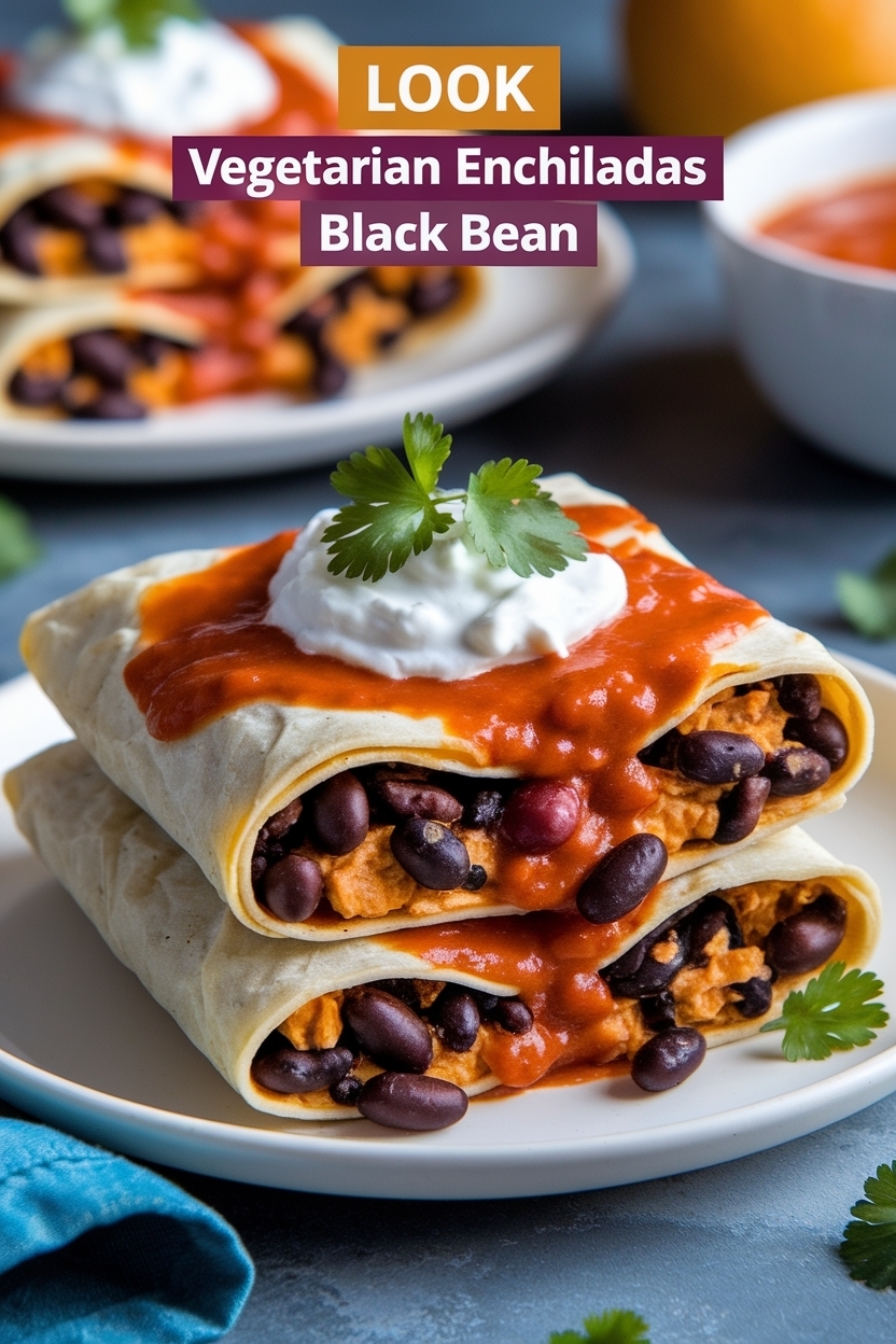 vegetarian enchiladas recipe black bean