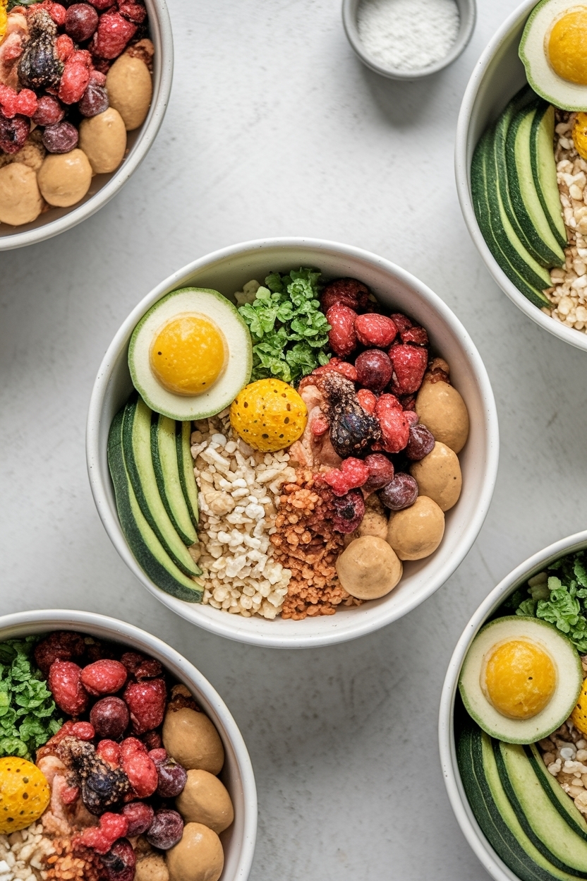 vegetarian meal prep bowls high protein