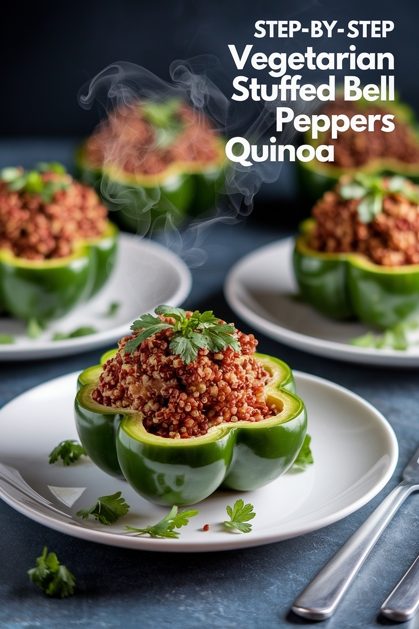 vegetarian stuffed bell peppers quinoa
