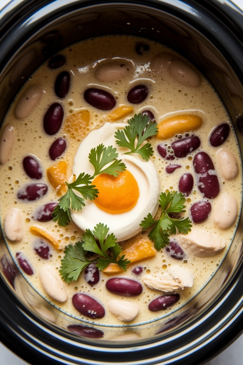 white chicken chili recipe slow cooker