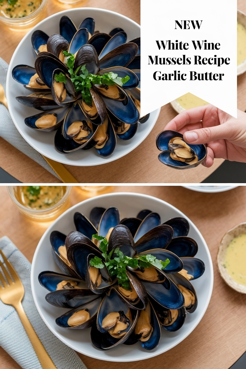 white wine mussels recipe garlic butter